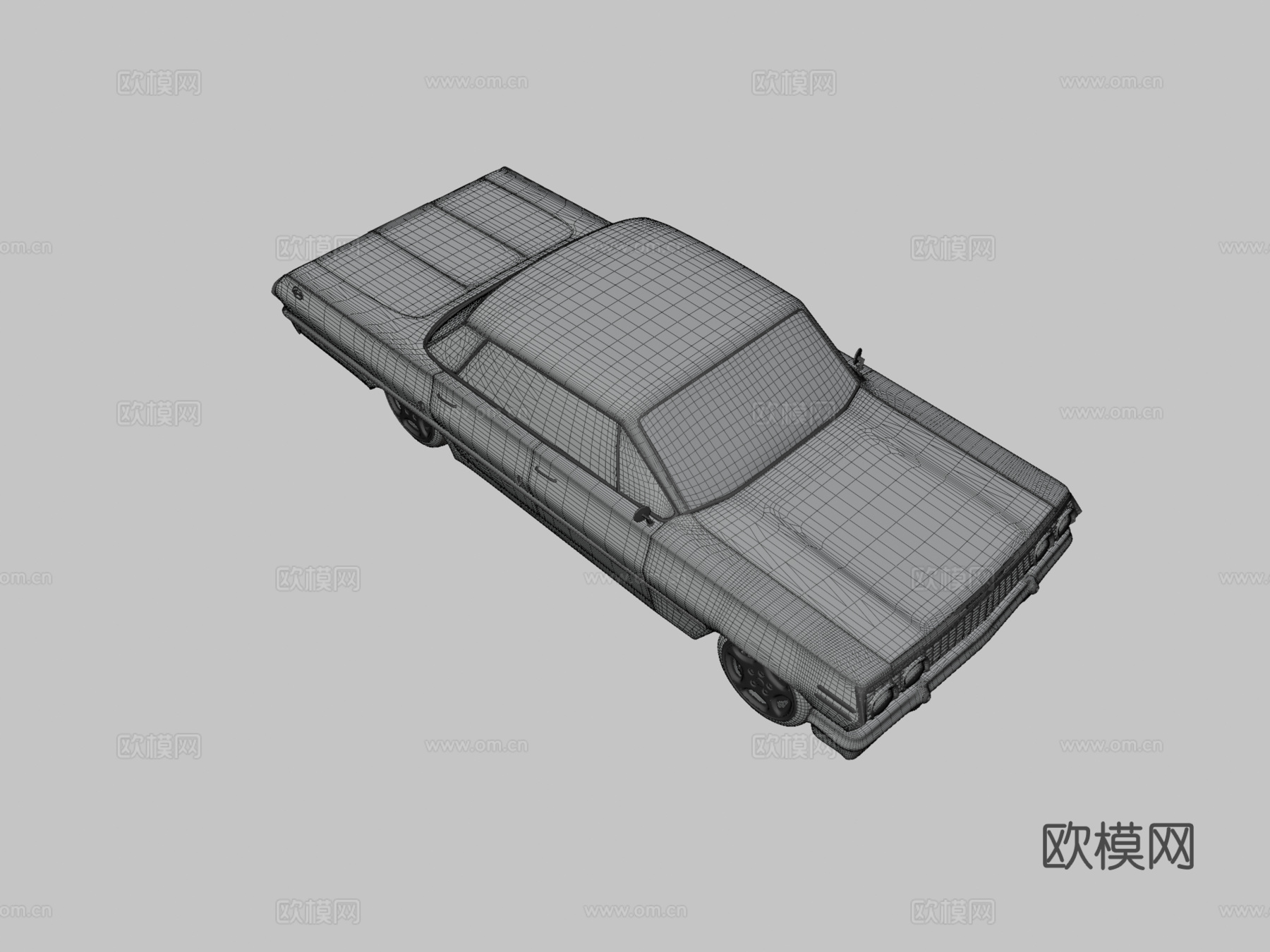 雪佛兰汽车3d模型