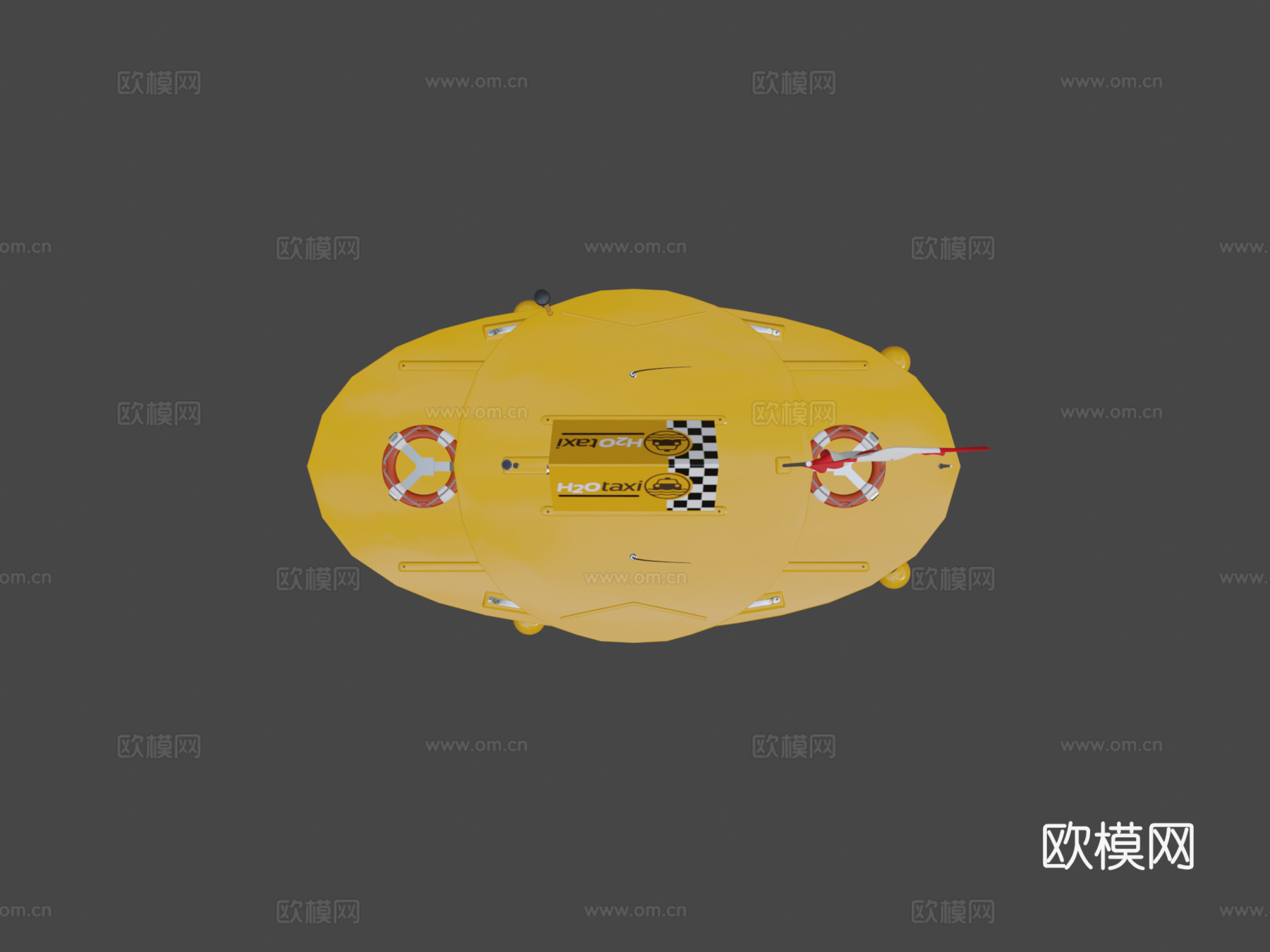 水上出租车3d模型