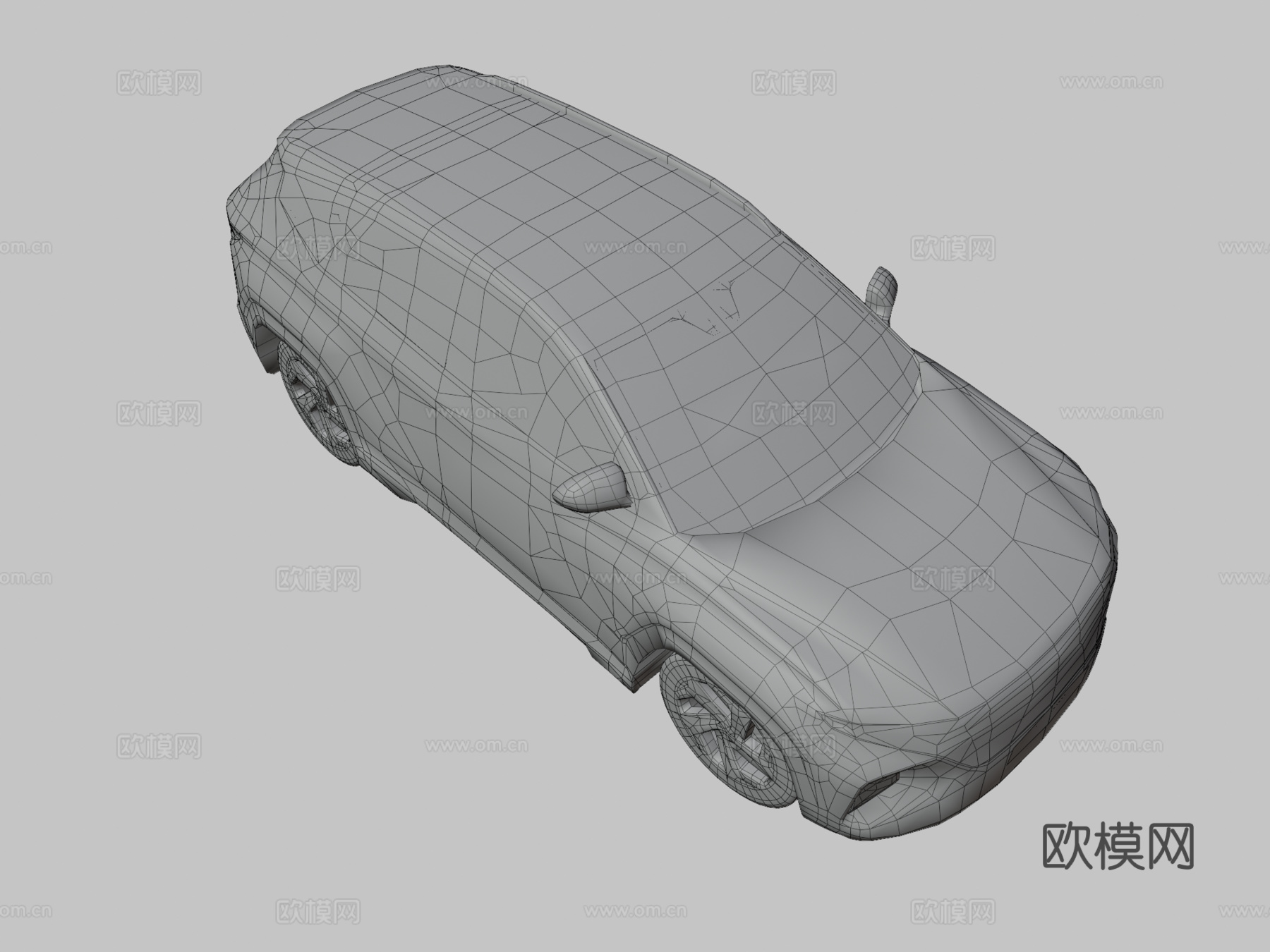 现代汽车3d模型