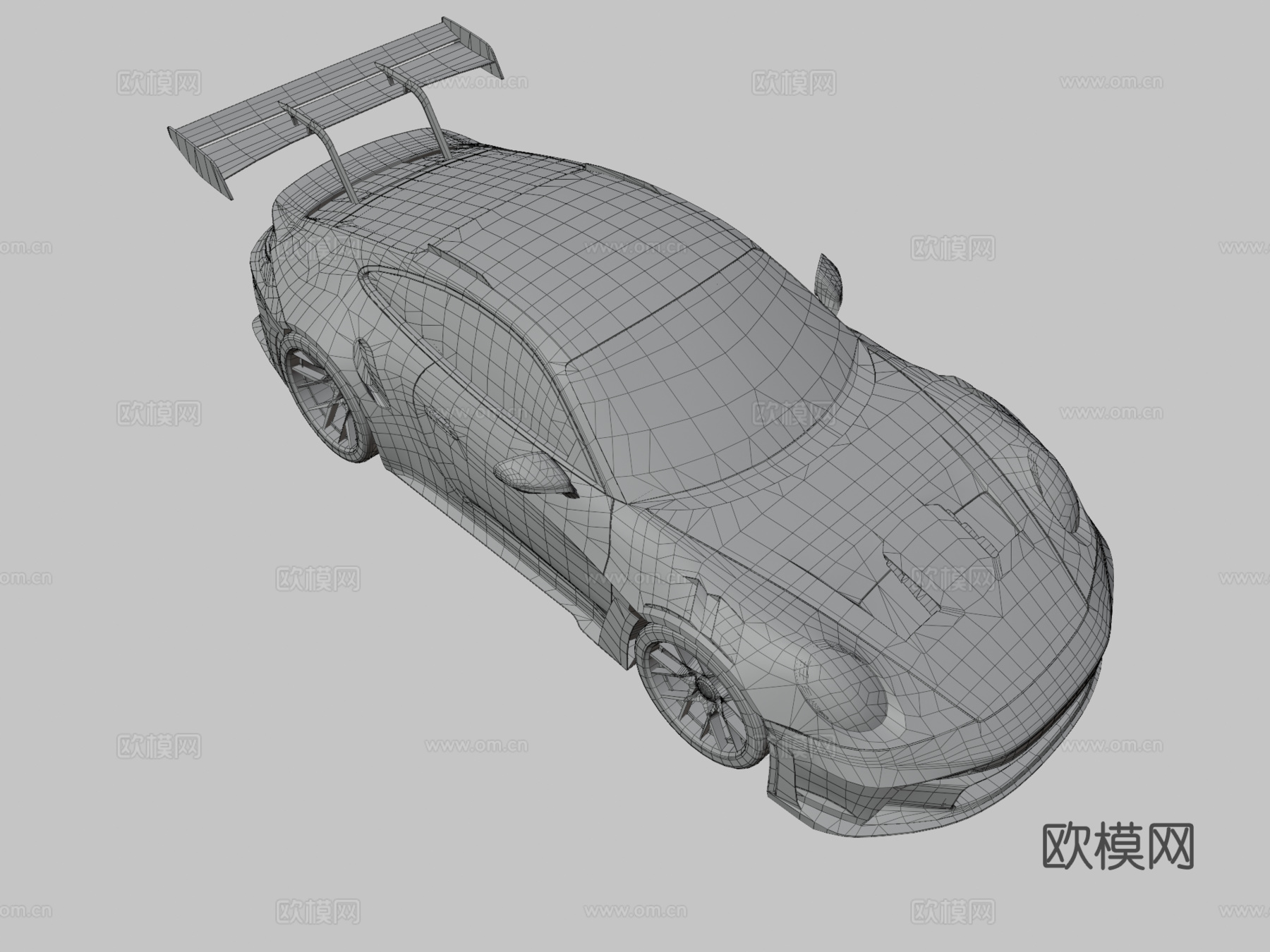 保时捷汽车3d模型