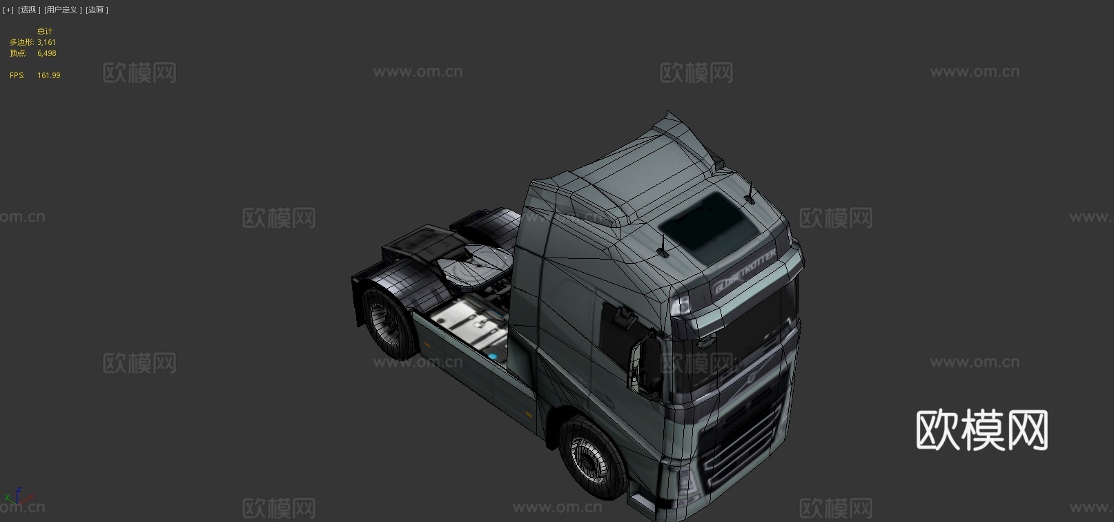 沃尔沃卡车3d模型