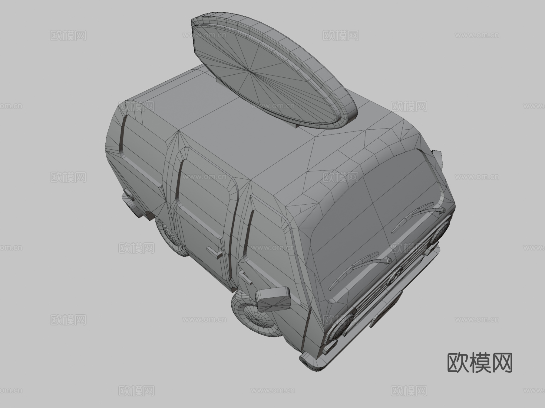 冲浪男孩披萨车3d模型