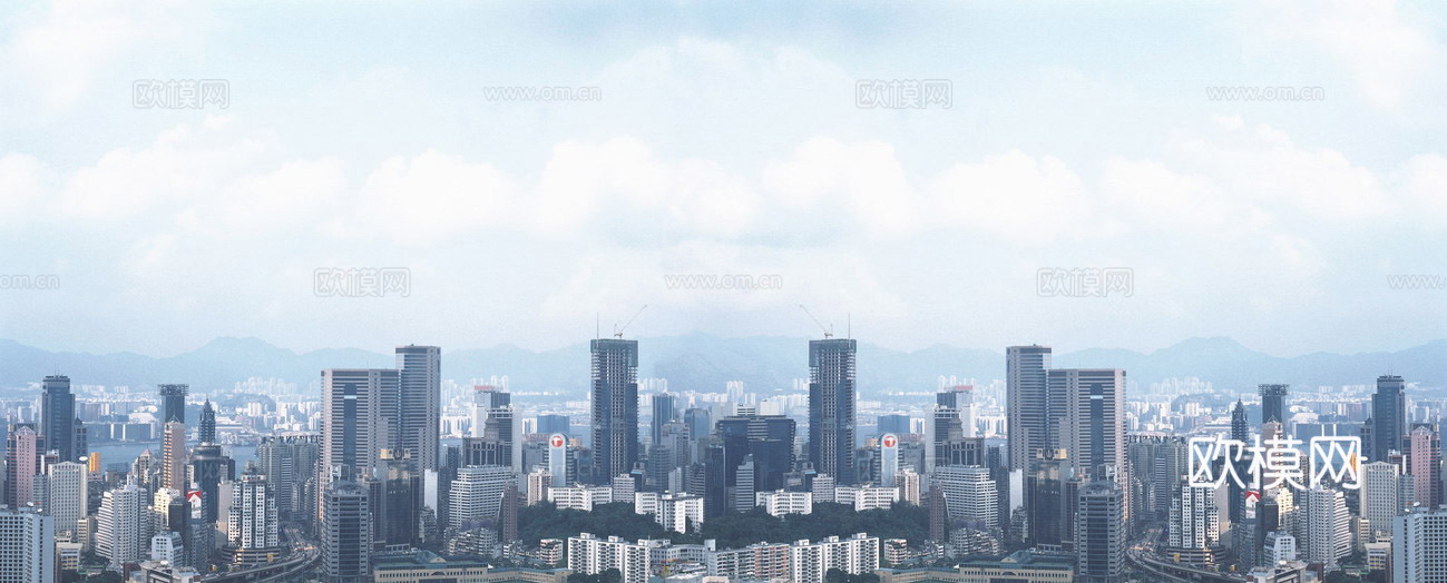 现代白天城市建筑 户外外景贴图下载