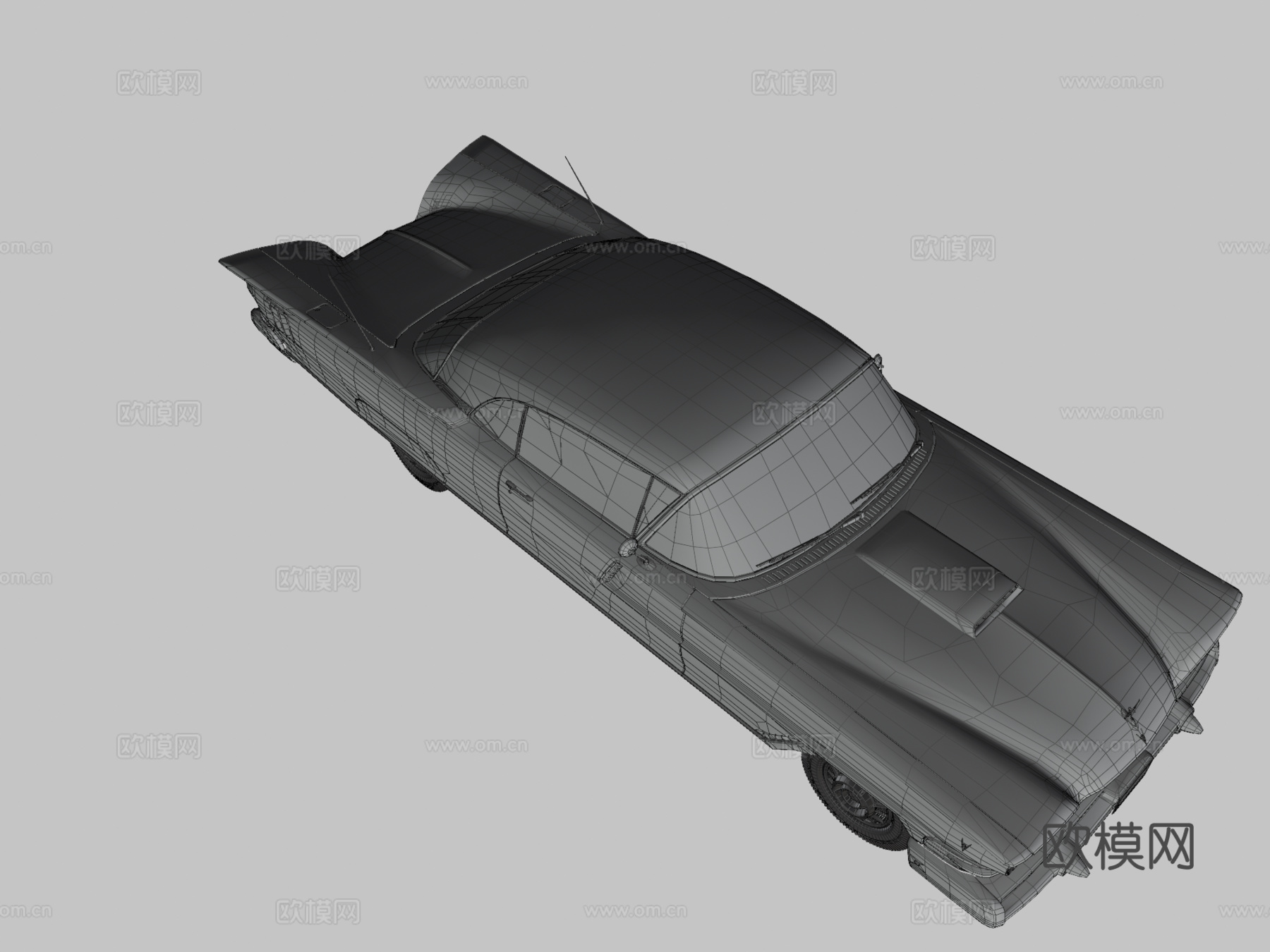 肌肉汽车3d模型