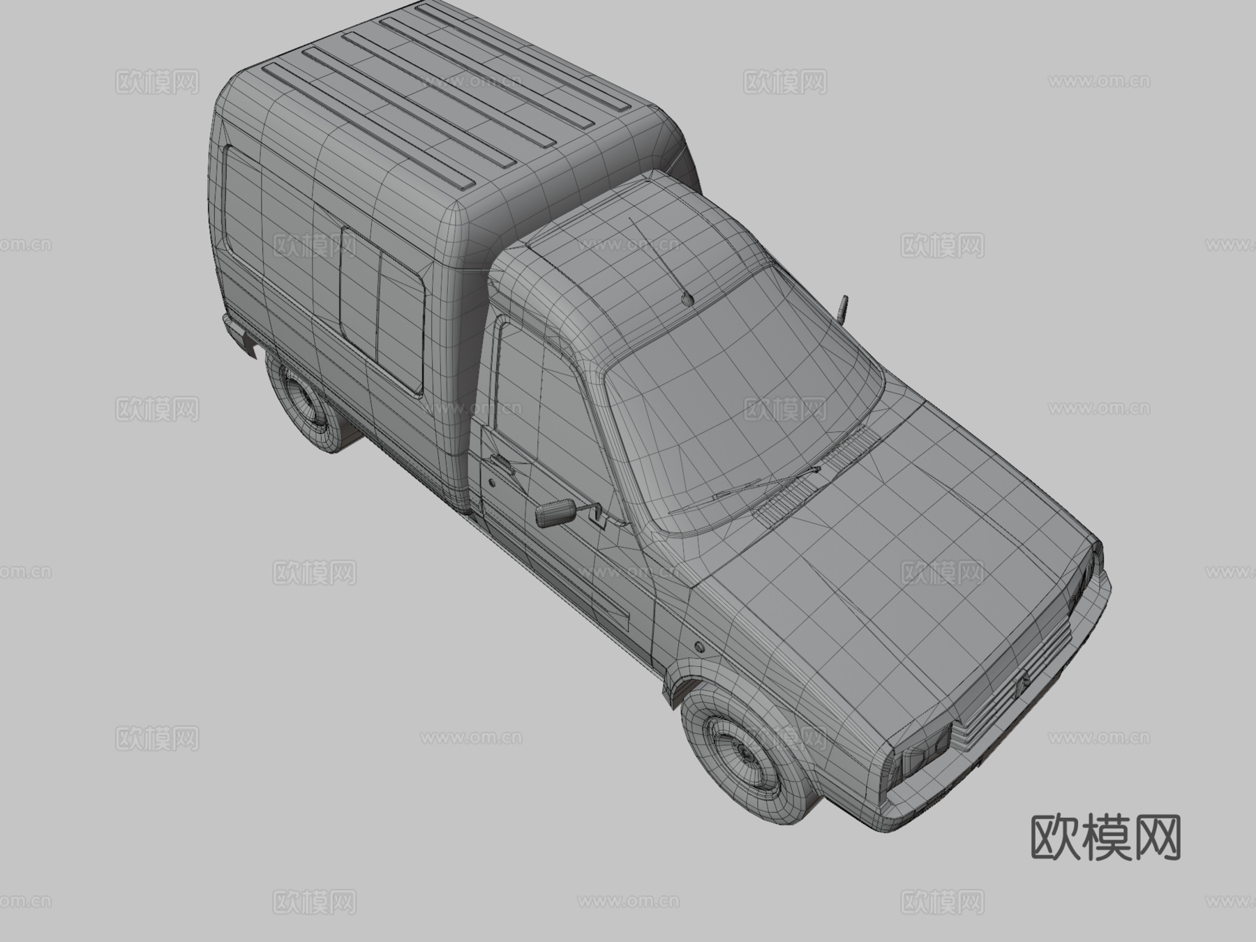 雪铁龙汽车 货车3d模型