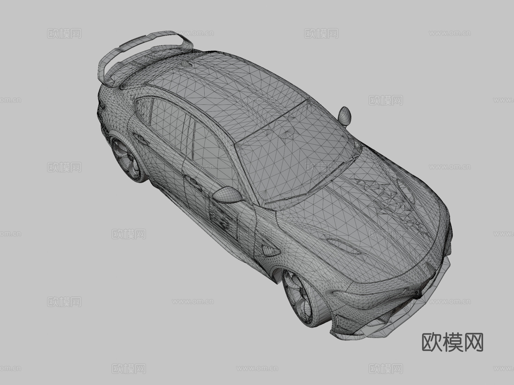 阿尔法罗密欧汽车 跑车 赛车3d模型