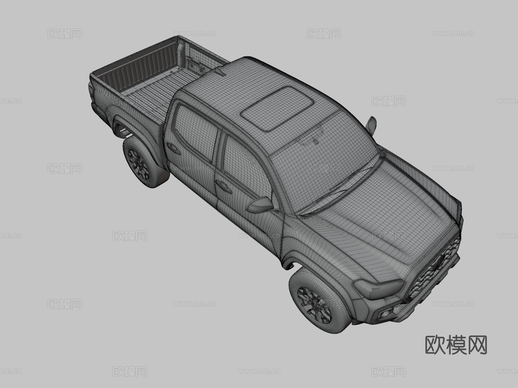 丰田皮卡车3d模型