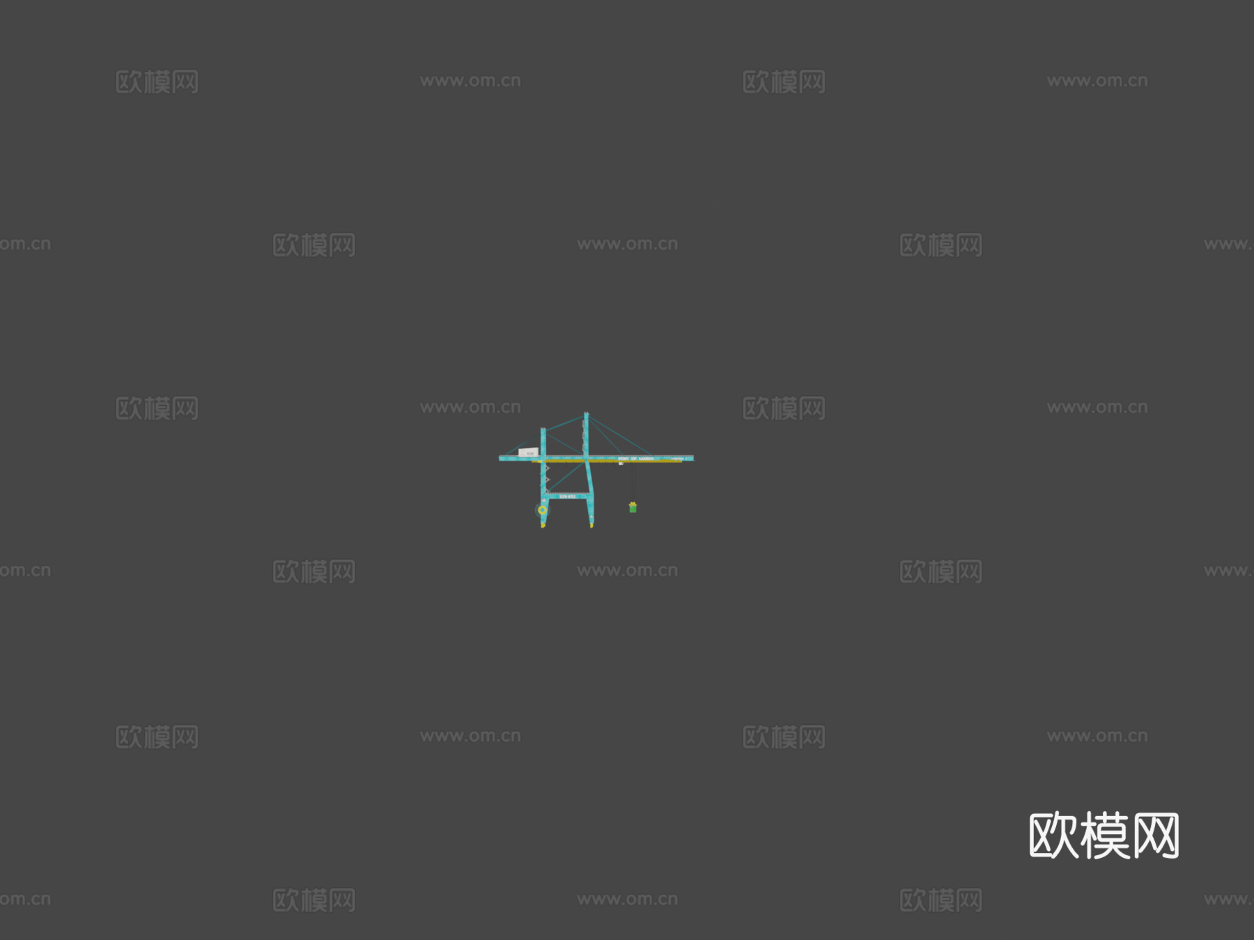 集装箱起重机3d模型