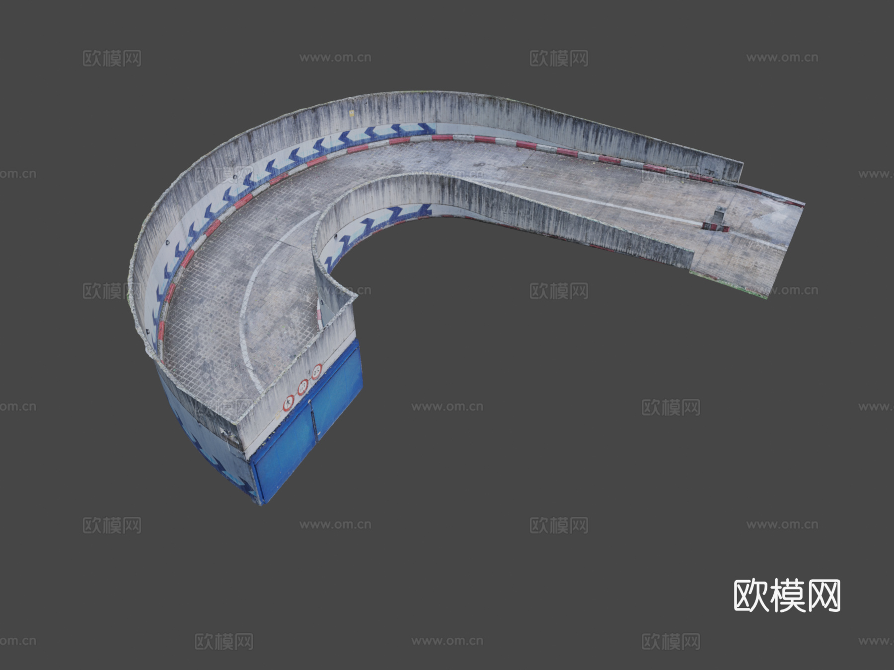 地下入口 车库入口3d模型