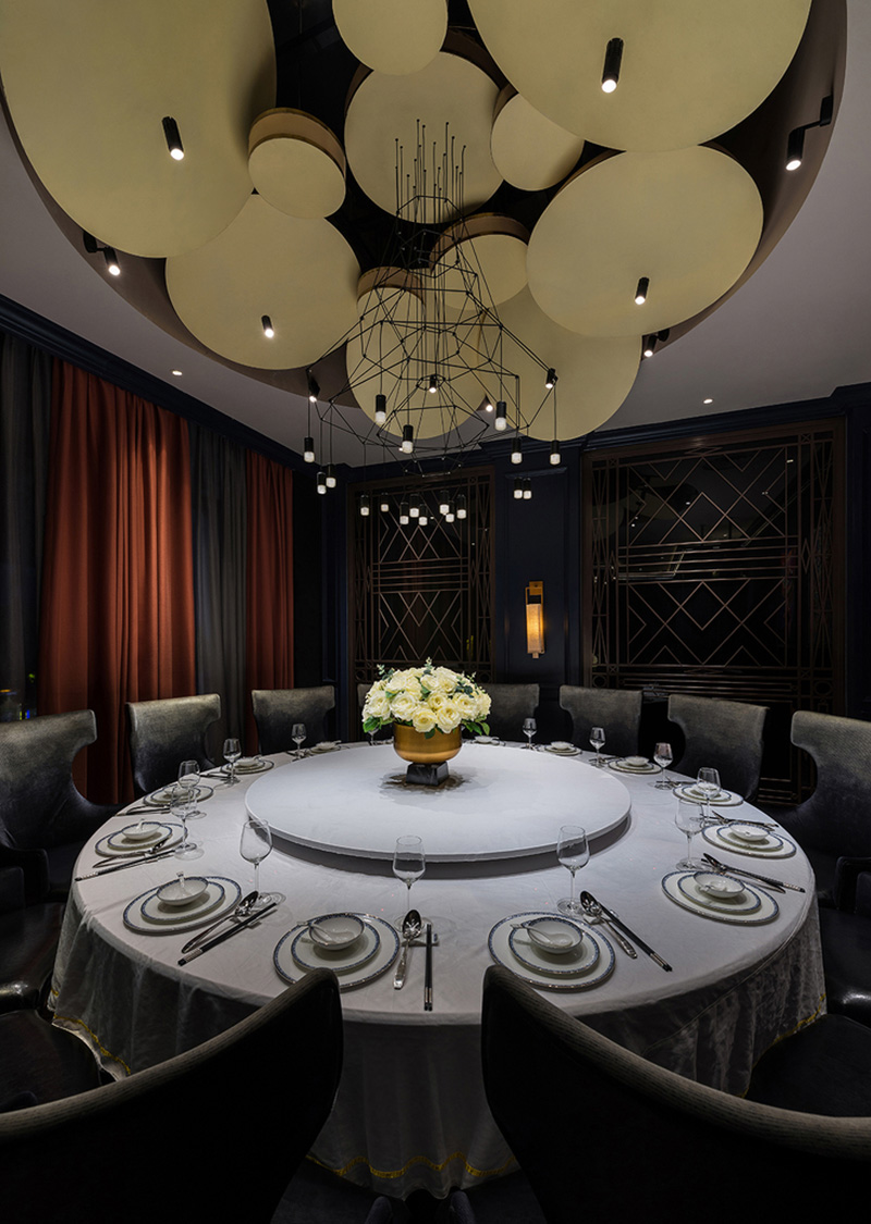花前月下餐厅设计装修 | 沐堂装饰-欧模网