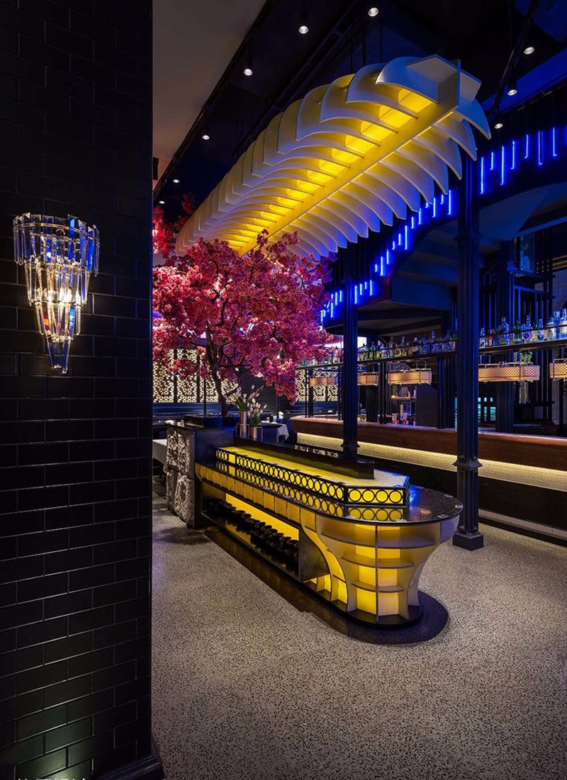 花前月下餐厅设计装修 | 沐堂装饰-欧模网