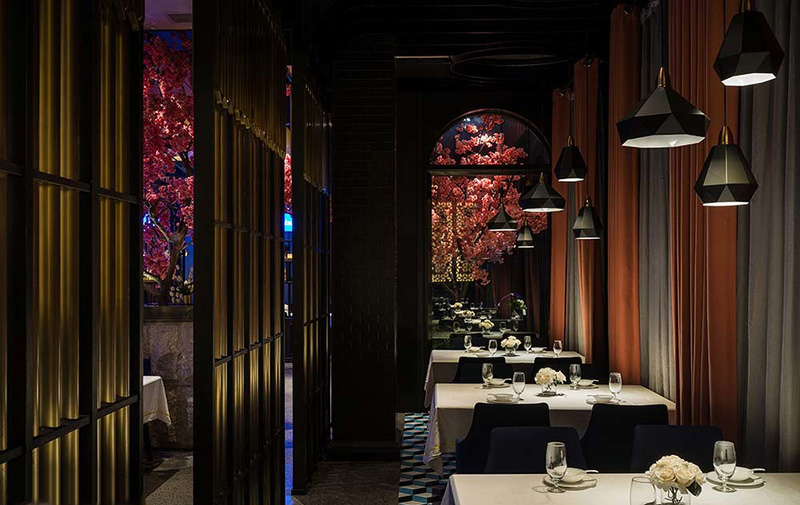 花前月下餐厅设计装修 | 沐堂装饰-欧模网