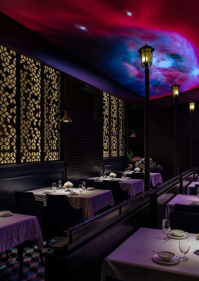 花前月下餐厅设计装修 | 沐堂装饰-欧模网