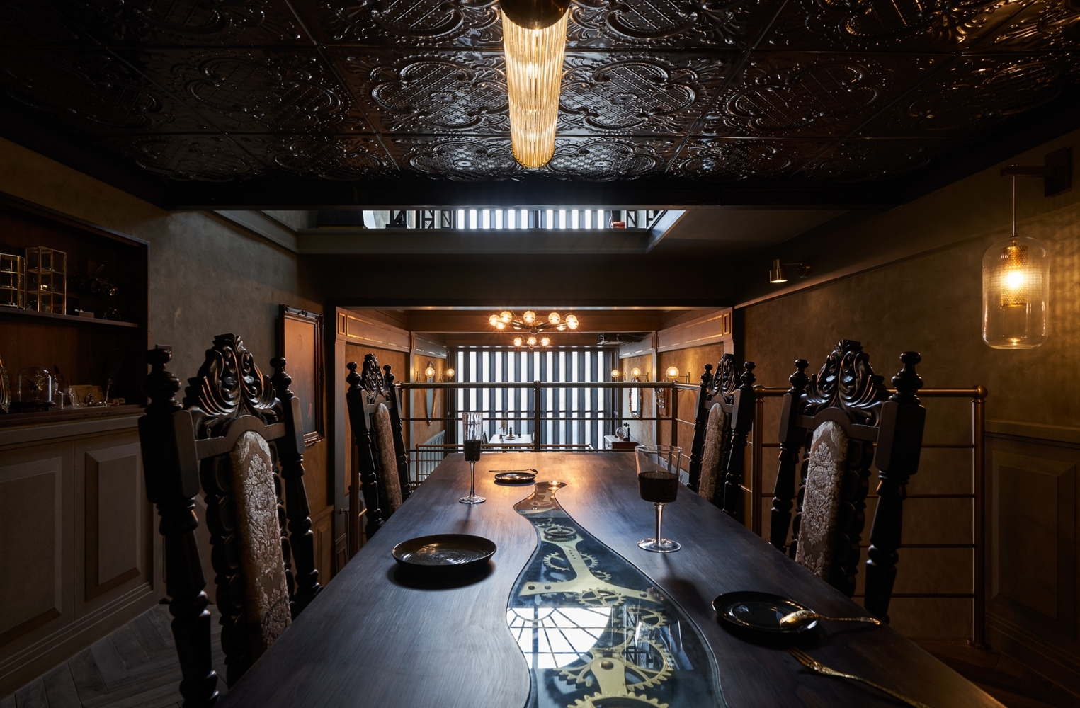 奇幻复古的蒸汽朋克餐厅