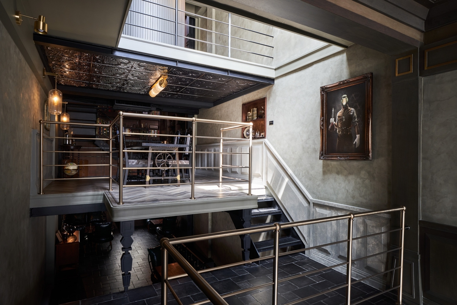 奇幻复古的蒸汽朋克餐厅