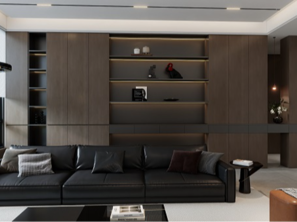 意式轻奢客厅，卧室设计提升烟火气