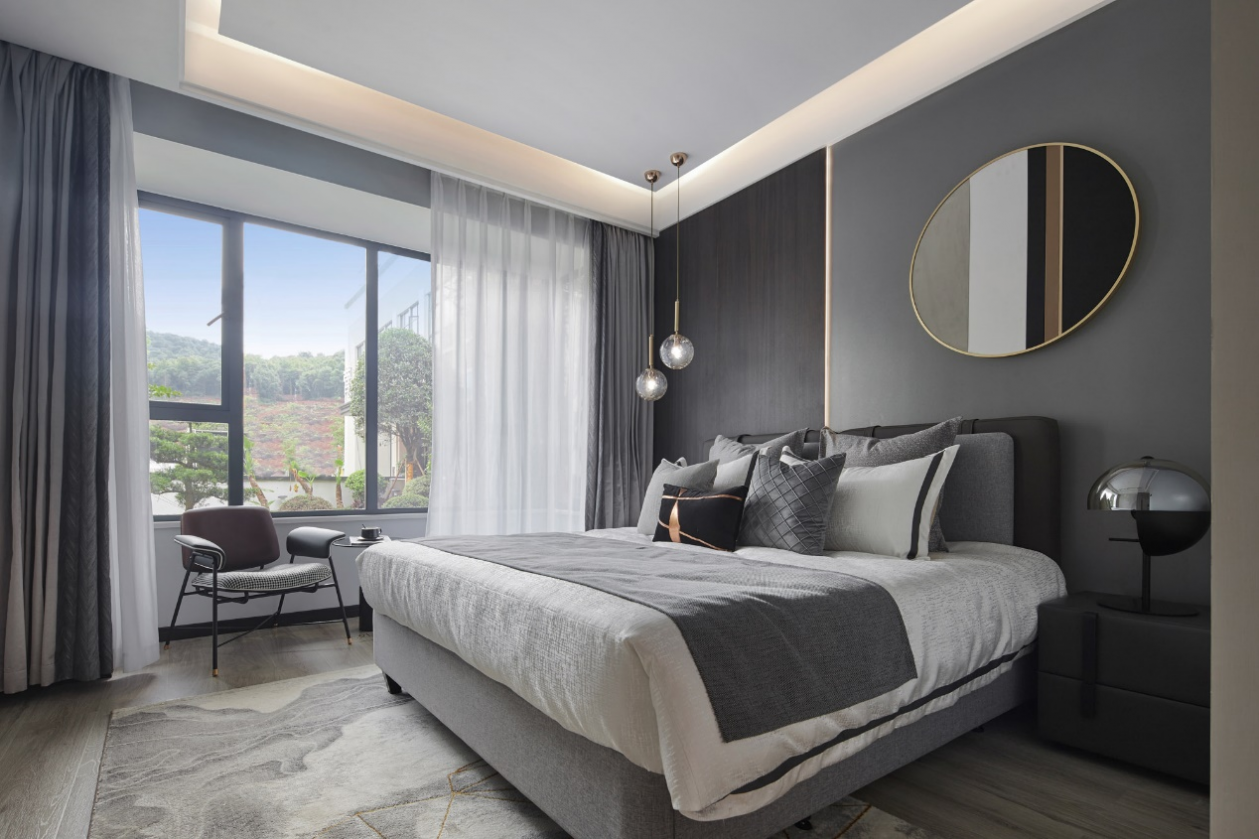 米洛映象上品澜庭样板间elegant高级灰演绎至臻优雅