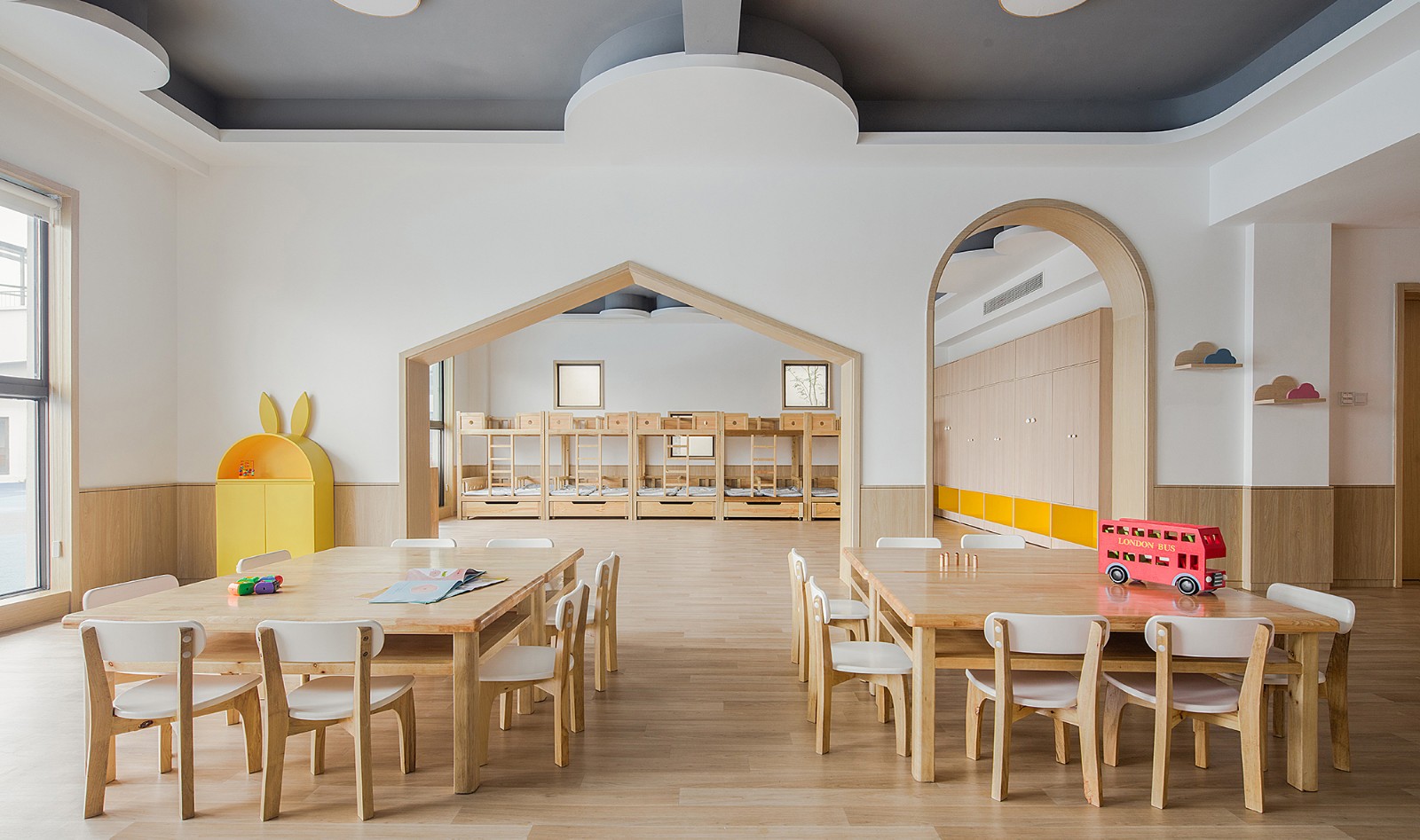 童乐白云朵朵洞头区灵昆幼儿园云艺设计