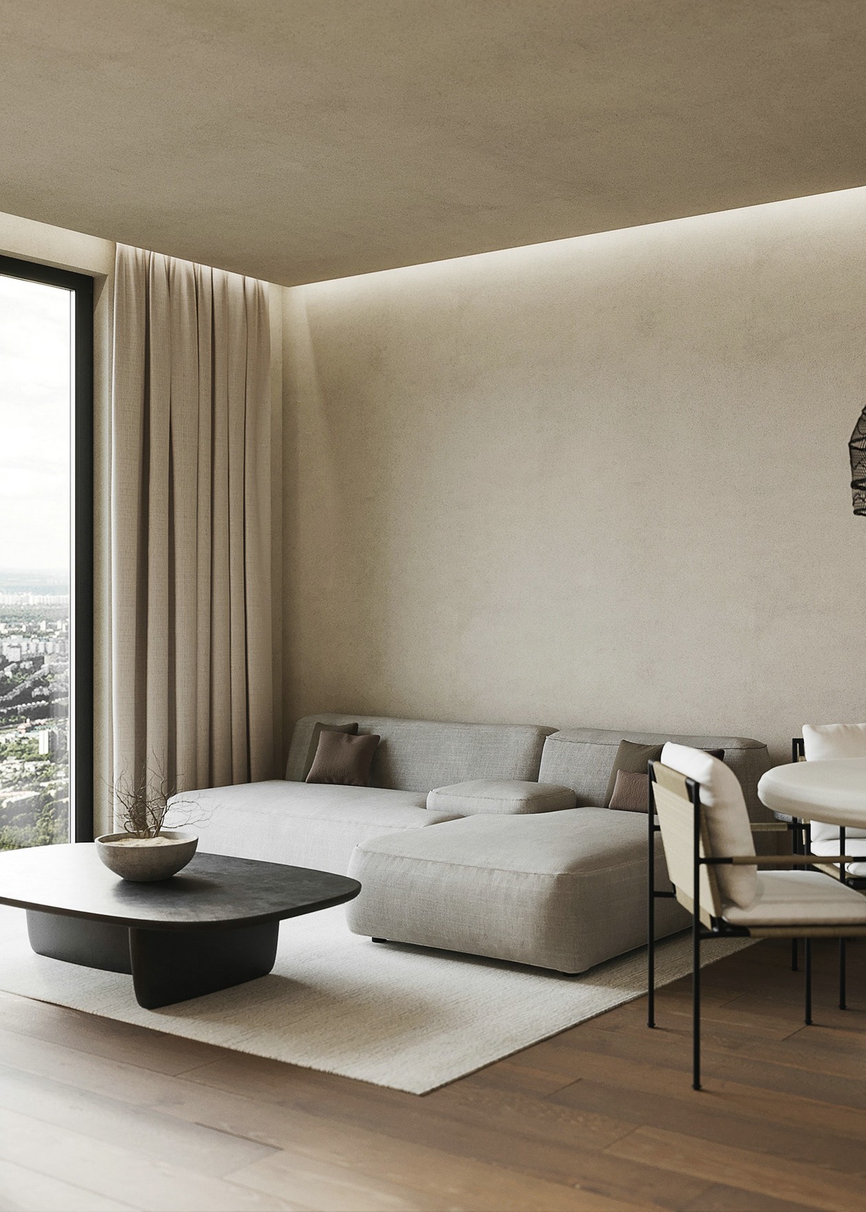 莫斯科中性色系空间设计用细节感知生活