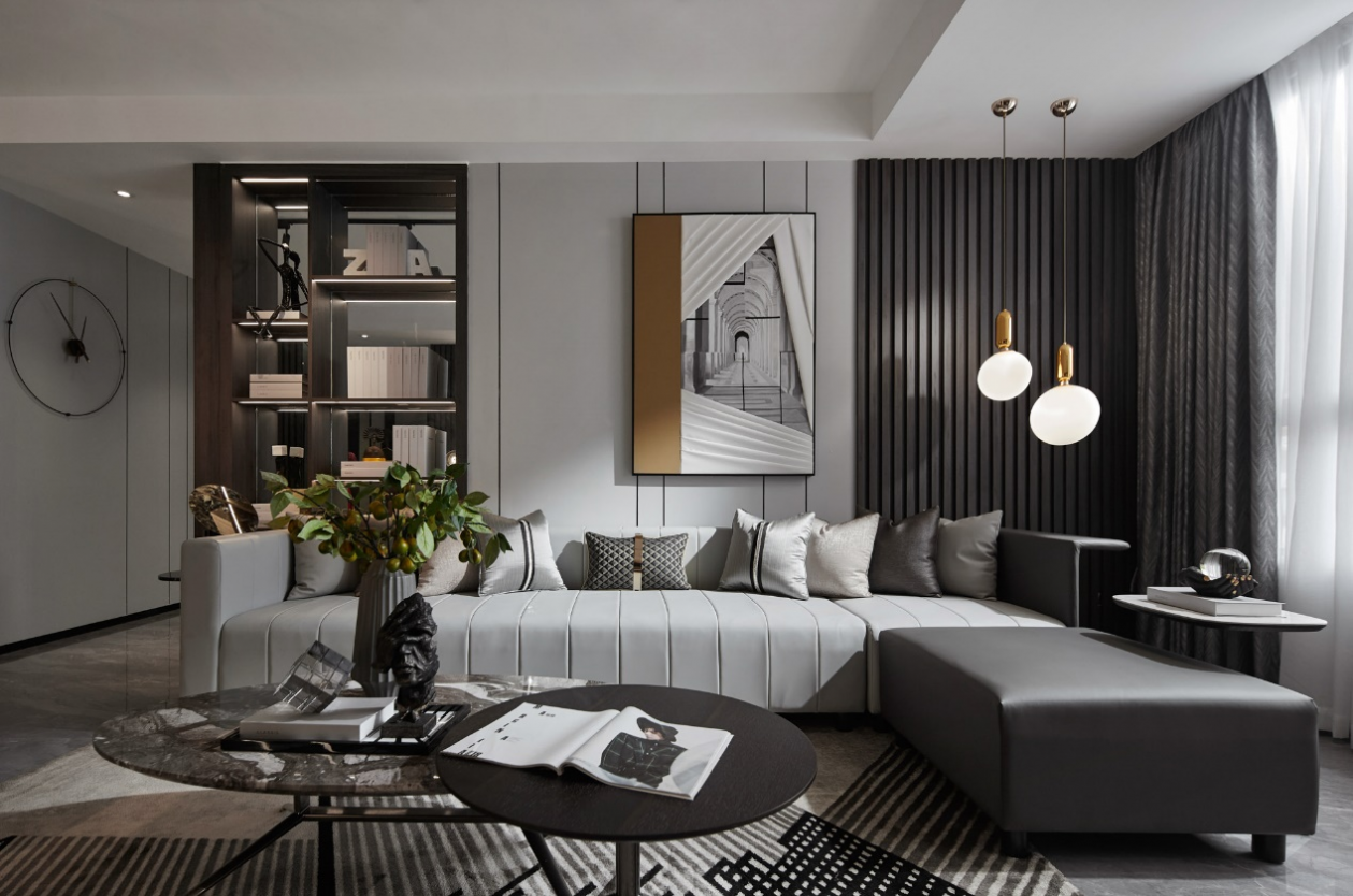 米洛映象上品澜庭样板间elegant高级灰演绎至臻优雅