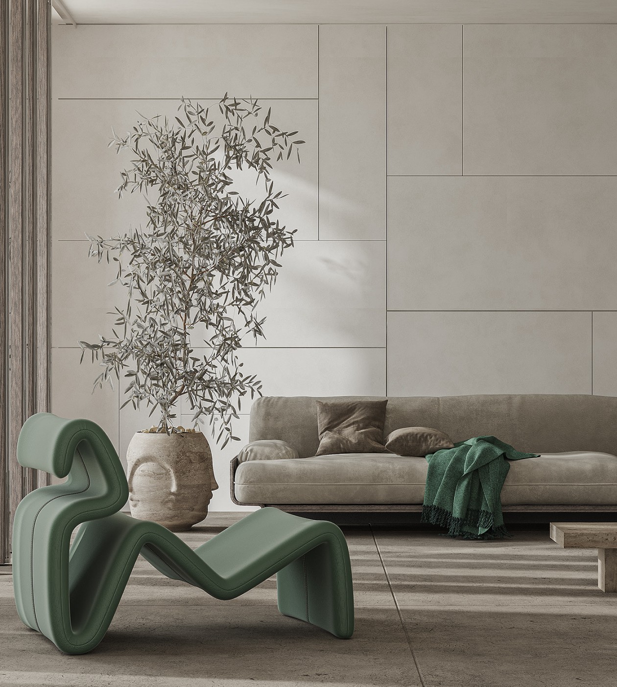 中性色系空间设计优雅不单调