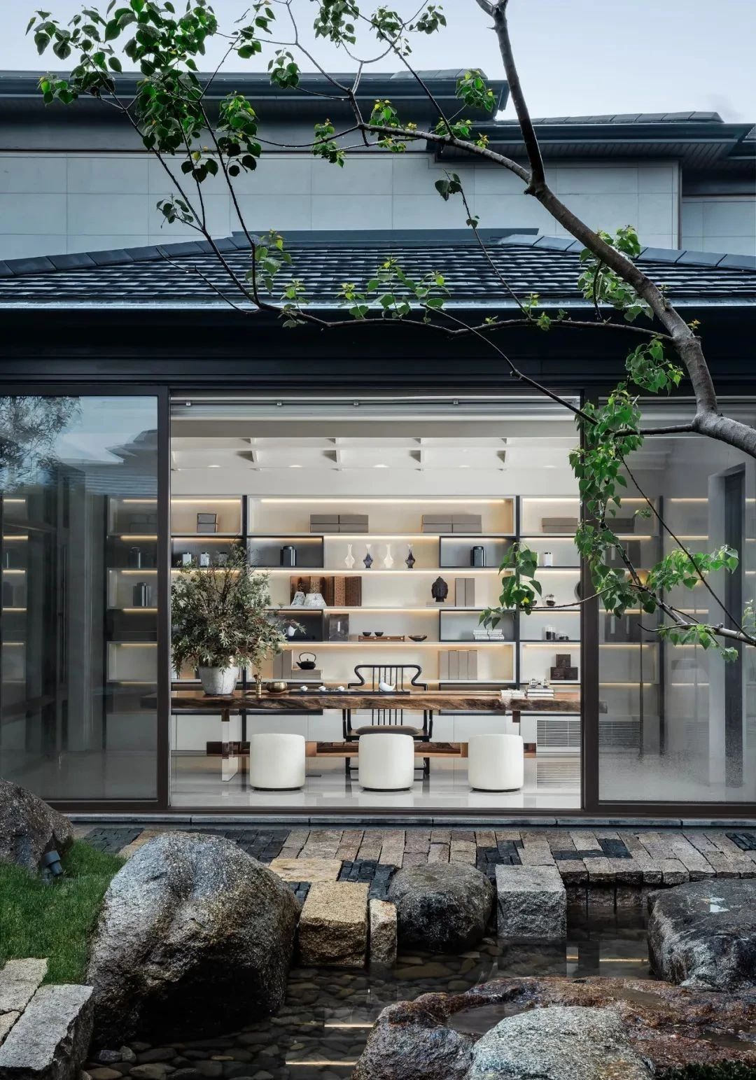 邱德光苏州仁恒耦前会所和别墅样板间设计