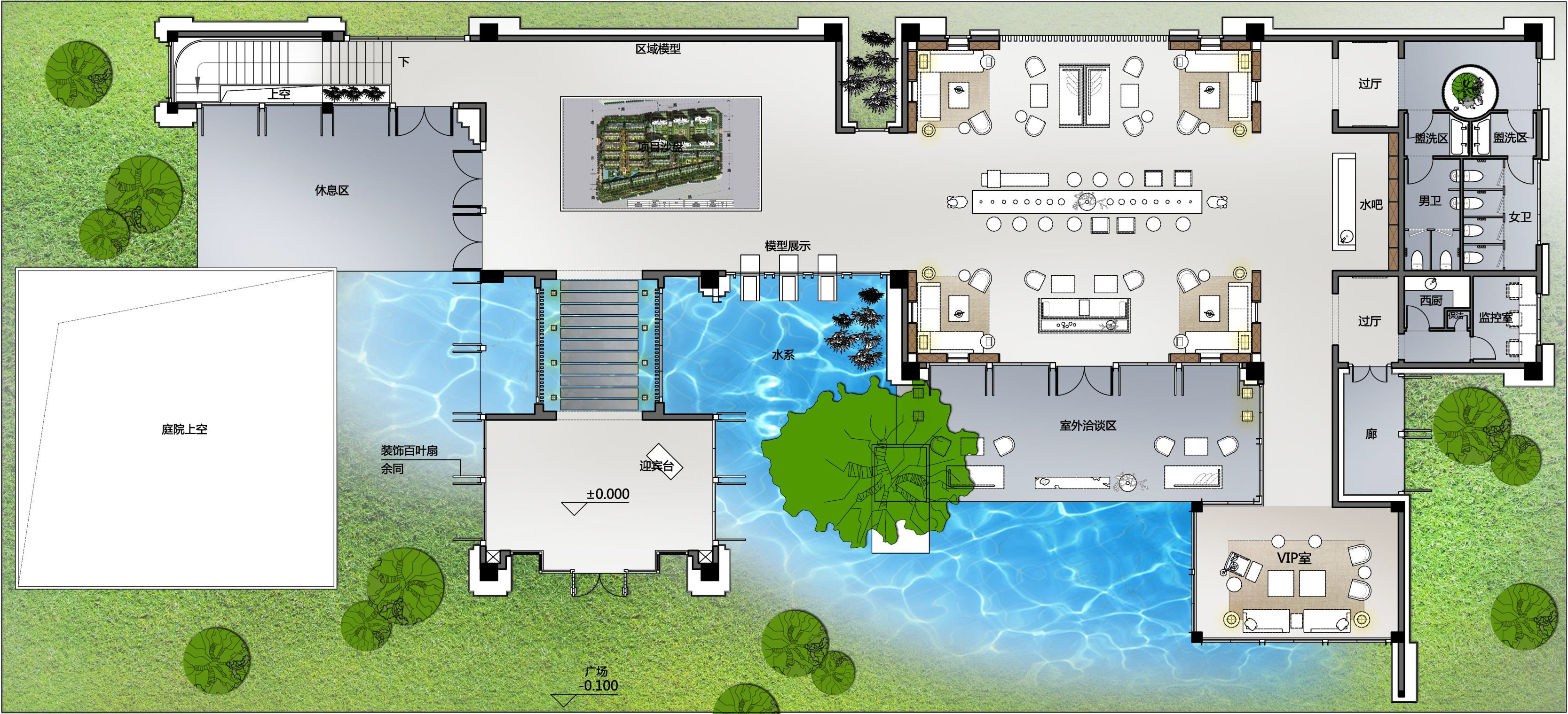 2328㎡合肥建发雍龙府售楼处--昊泽空间设计